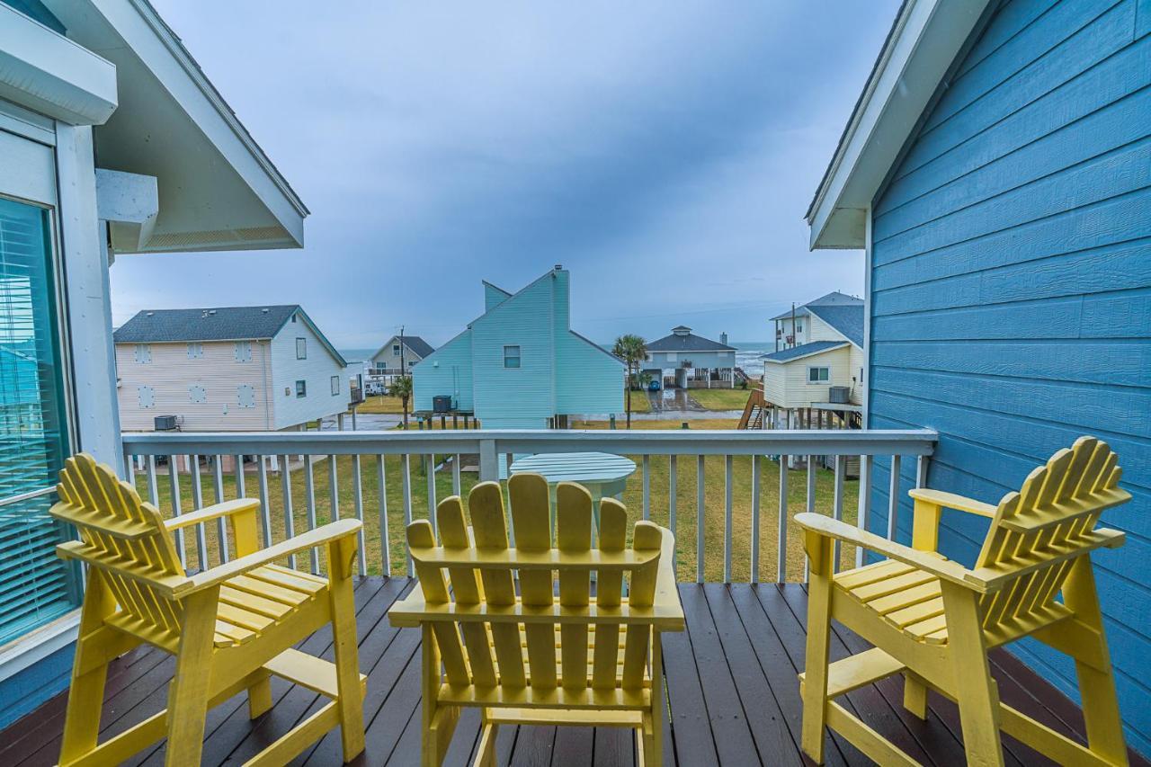 Hot Tub - Ocean Views - Steps To Private Beach - Quiet Location 加尔维斯敦 外观 照片